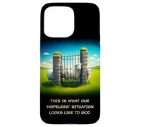 What Our 'Hopeless' Situation Looks Like to God: Faith Sheep Coque pour iPhone 15 Pro Max