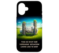 What Our 'Hopeless' Situation Looks Like to God: Faith Sheep Coque pour iPhone 16
