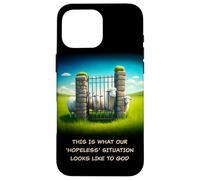 What Our 'Hopeless' Situation Looks Like to God: Faith Sheep Coque pour iPhone 16 Pro Max
