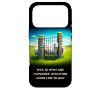 What Our 'Hopeless' Situation Looks Like to God: Faith Sheep Coque pour iPhone 17 Pro