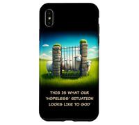 What Our 'Hopeless' Situation Looks Like to God: Faith Sheep Coque pour iPhone XS Max