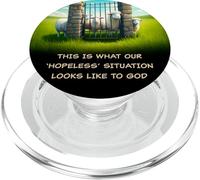 What Our 'Hopeless' Situation Looks Like to God: Faith Sheep PopSockets PopGrip pour MagSafe