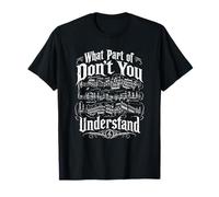 What Part of Dont You Understand Gifts Notes de Musique T-Shirt