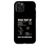 What Part of Don't You Understand Programmer Computer Coque pour iPhone 11 Pro