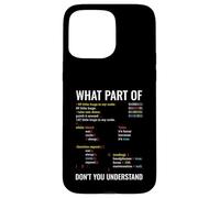 What Part of Don't You Understand Programmer Computer Coque pour iPhone 15 Pro Max