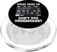 What Part of Photography Don't You Understand - Photographer PopSockets PopGrip pour MagSafe