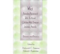 What Reading Research Tells Us About Children With Diverse Learning Needs, Special Education and Disability Series