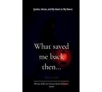 What saved me back then...