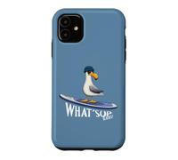 What Sup Beaches Stand Up Paddling Casual Mouette Coque pour iPhone 11