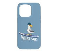 What Sup Beaches Stand Up Paddling Casual Mouette Coque pour iPhone 15 Pro