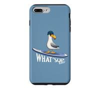 What Sup Beaches Stand Up Paddling Casual Mouette Coque pour iPhone 7 Plus/8 Plus