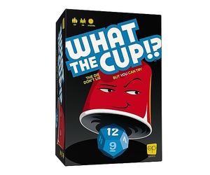 What The Cup!? | Social Bluffing Dice Game | Featuring Handheld Dice Cups & D12 Dice | Spy, Swap, Steal The Winning Cup | 3-6 Players, Ages 12+