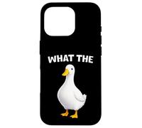 What The Duck Funny Silly Sarcastic Viral Duck Meme Pun Coque pour iPhone 16 Pro
