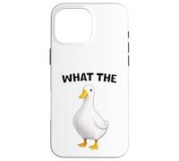 What The Duck Funny Silly Sarcastic Viral Duck Meme Pun Coque pour iPhone 16 Pro Max