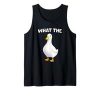 What The Duck Funny Silly Sarcastic Viral Duck Meme Pun Débardeur