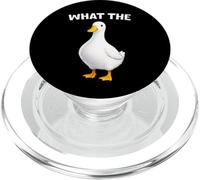 What The Duck Funny Silly Sarcastic Viral Duck Meme Pun PopSockets PopGrip pour MagSafe