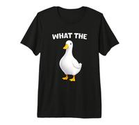 What The Duck Funny Silly Sarcastic Viral Duck Meme Pun T-Shirt Haut de Gamme