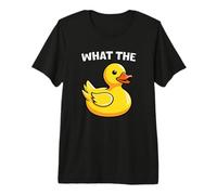 What The Duck Funny Silly Sarcastic Viral Duck Meme Pun T-Shirt Haut de Gamme