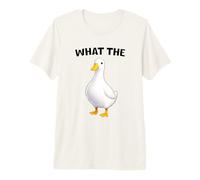 What The Duck Funny Silly Sarcastic Viral Duck Meme Pun T-Shirt Haut de Gamme