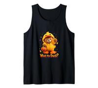 What The Duck Halloween Teddy Bear Wearing Yeallow Duck Débardeur