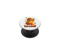 What The Duck Halloween Teddy Bear Wearing Yeallow Duck PopSockets PopGrip Adhésif