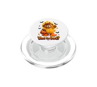 What The Duck Halloween Teddy Bear Wearing Yeallow Duck PopSockets PopGrip pour MagSafe