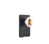 What The Duck Halloween Teddy Bear Wearing Yeallow Duck PopSockets PopWallet pour MagSafe