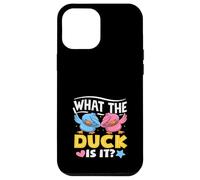 What The Duck is It Funny Gender Reveal Party Pun Dabbing Coque pour iPhone 12 Pro Max