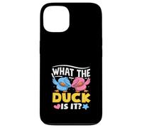 What The Duck is It Funny Gender Reveal Party Pun Dabbing Coque pour iPhone 13