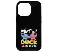 What The Duck is It Funny Gender Reveal Party Pun Dabbing Coque pour iPhone 13 Pro