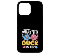 What The Duck is It Funny Gender Reveal Party Pun Dabbing Coque pour iPhone 13 Pro Max