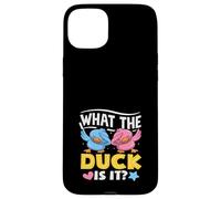 What The Duck is It Funny Gender Reveal Party Pun Dabbing Coque pour iPhone 15 Plus