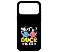 What The Duck is It Funny Gender Reveal Party Pun Dabbing Coque pour iPhone 17 Pro Max