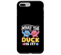 What The Duck is It Funny Gender Reveal Party Pun Dabbing Coque pour iPhone 7 Plus/8 Plus