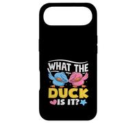 What The Duck is It Funny Gender Reveal Party Pun Dabbing Coque pour iPhone Air