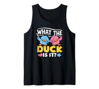 What The Duck is It Funny Gender Reveal Party Pun Dabbing Débardeur