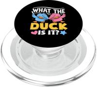 What The Duck is It Funny Gender Reveal Party Pun Dabbing PopSockets PopGrip pour MagSafe