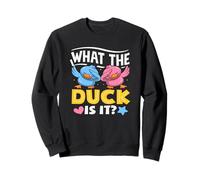 What The Duck is It Funny Gender Reveal Party Pun Dabbing Sweatshirt