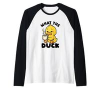 What The Duck Owner I Love Ducks Lover Canard en Caoutchouc Amusant Manche Raglan