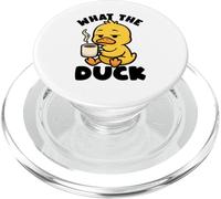 What The Duck Owner I Love Ducks Lover Canard en Caoutchouc Amusant PopSockets PopGrip pour MagSafe