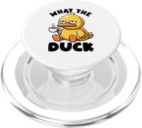 What The Duck Owner I Love Ducks Lover Canard en Caoutchouc Amusant PopSockets PopGrip pour MagSafe