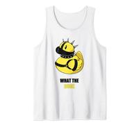 WHAT THE DUCK Rubber BDSM Rock Punk Goth Choker Spikes Duck Débardeur