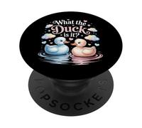 What The Ducks is It Baby Shower Révélation de fête prénatale PopSockets PopGrip Adhésif