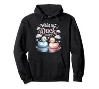 What The Ducks is It Baby Shower Révélation de fête prénatale Sweat à Capuche