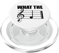 What The F Note de Musique drôle Professeur de Musique Meme PopSockets PopGrip pour MagSafe