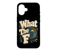 What The F Photographer F Stop Humour Coque pour iPhone 16