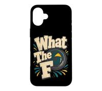 What The F Photographer F Stop Humour Coque pour iPhone 16 Plus
