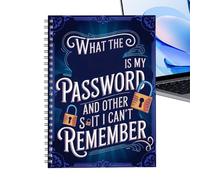 What The FCK is My Password and Other Sit I Can't Remember, carnet de mots de passe avec nom d'utilisateur avec pages intérieures lignées, quadrillées et vierges avec à, pour les