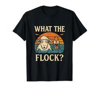 What The Flock ? Graphique Animal de Ferme Vieilli T-Shirt