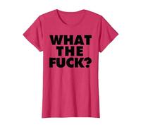 What The Fuck T-Shirt, Femme, Rouge Chiné, XXL